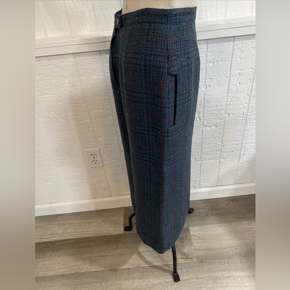 Henry White Dublin Vintage Long Tweed Skirt pockets Alpaca & Wool 10 US 6 EUC - Picture 3 of 13
